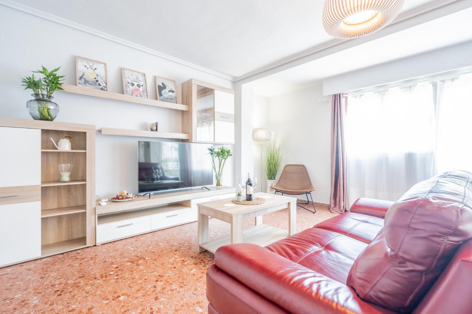 Apartamento Familiar En Avenida Del Puerto Valencia Ngoại thất bức ảnh